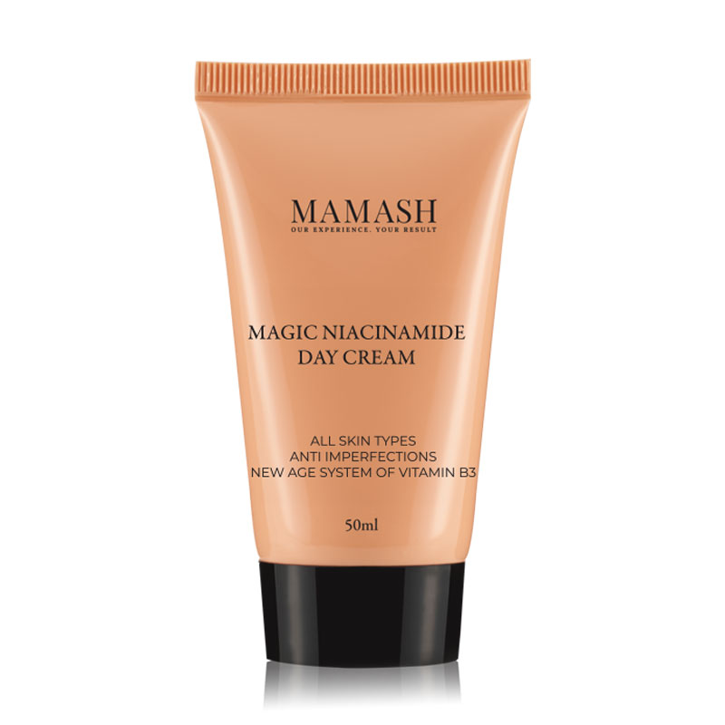 Денний крем для обличчя Mamash Magic Niacinamide Day Cream для покращення структури та якості шкіри, для всіх типів шкіри, з ніацинамідом, 50 мл